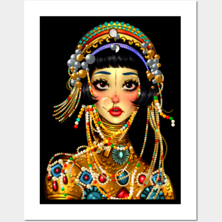 Fantasy Wall Art - Jibaro Siren by Vivian Valentin Art